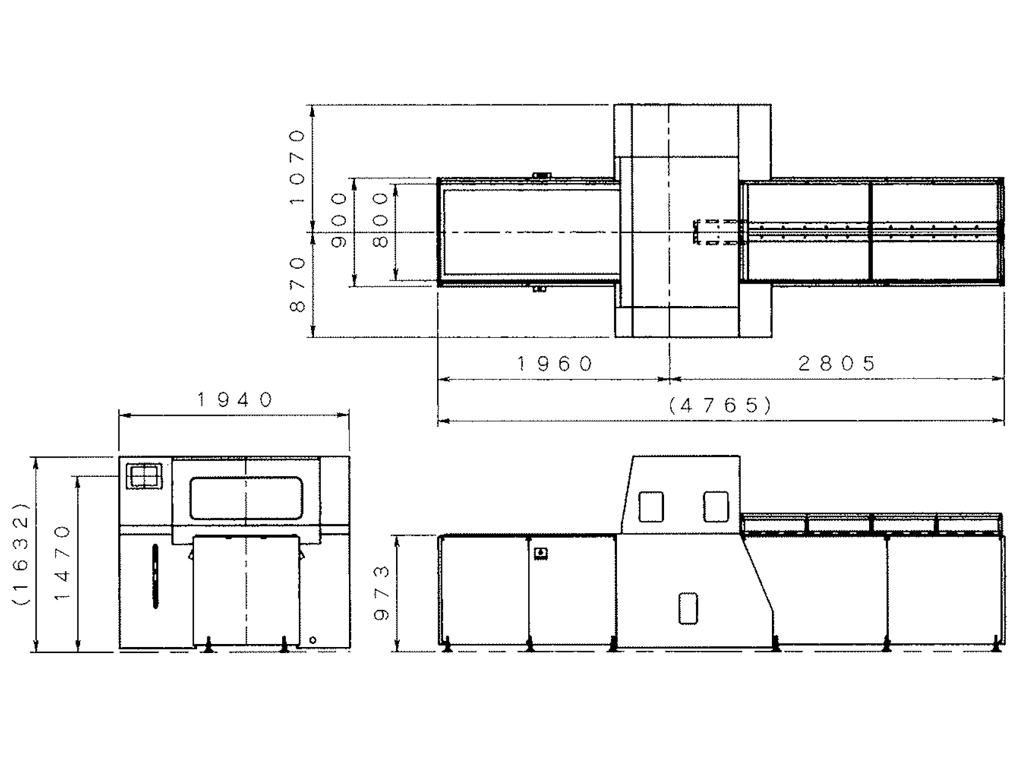 PEC Series Dimensional drawing