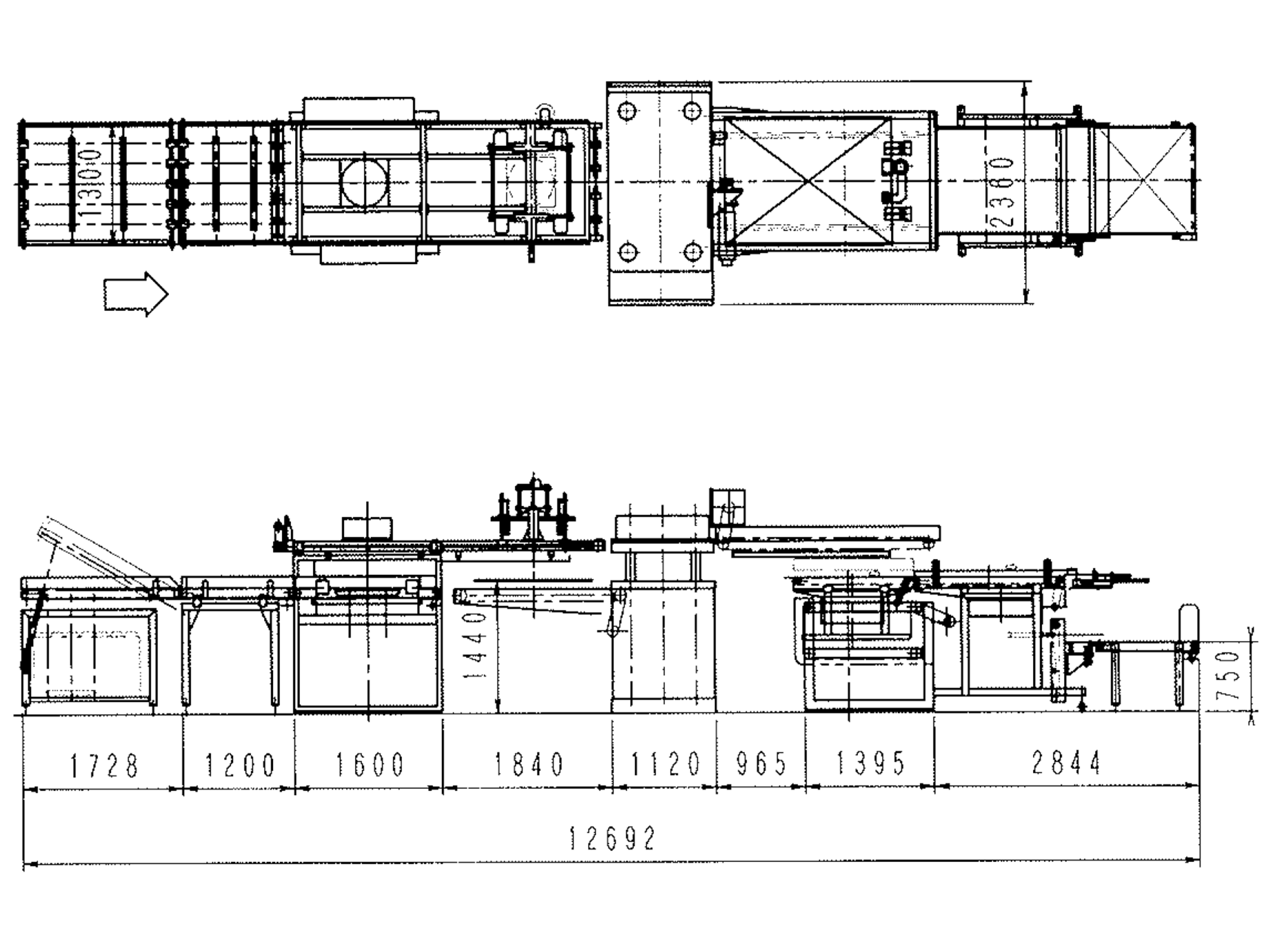 TCP Series (Servo Toggle Type) Dimensional drawing