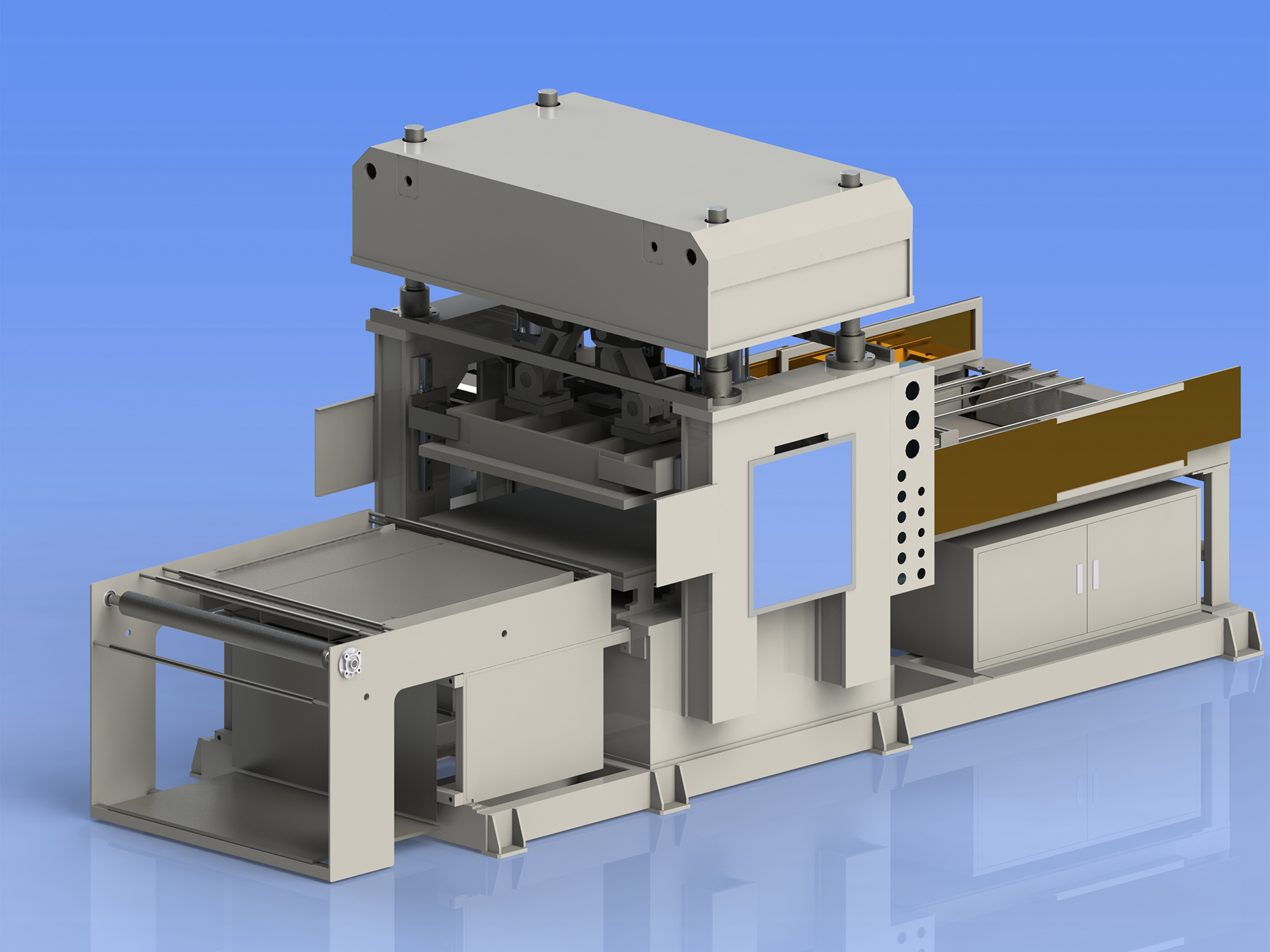 TFC Series (Thermal Compressed Air Plate Forming Machine)