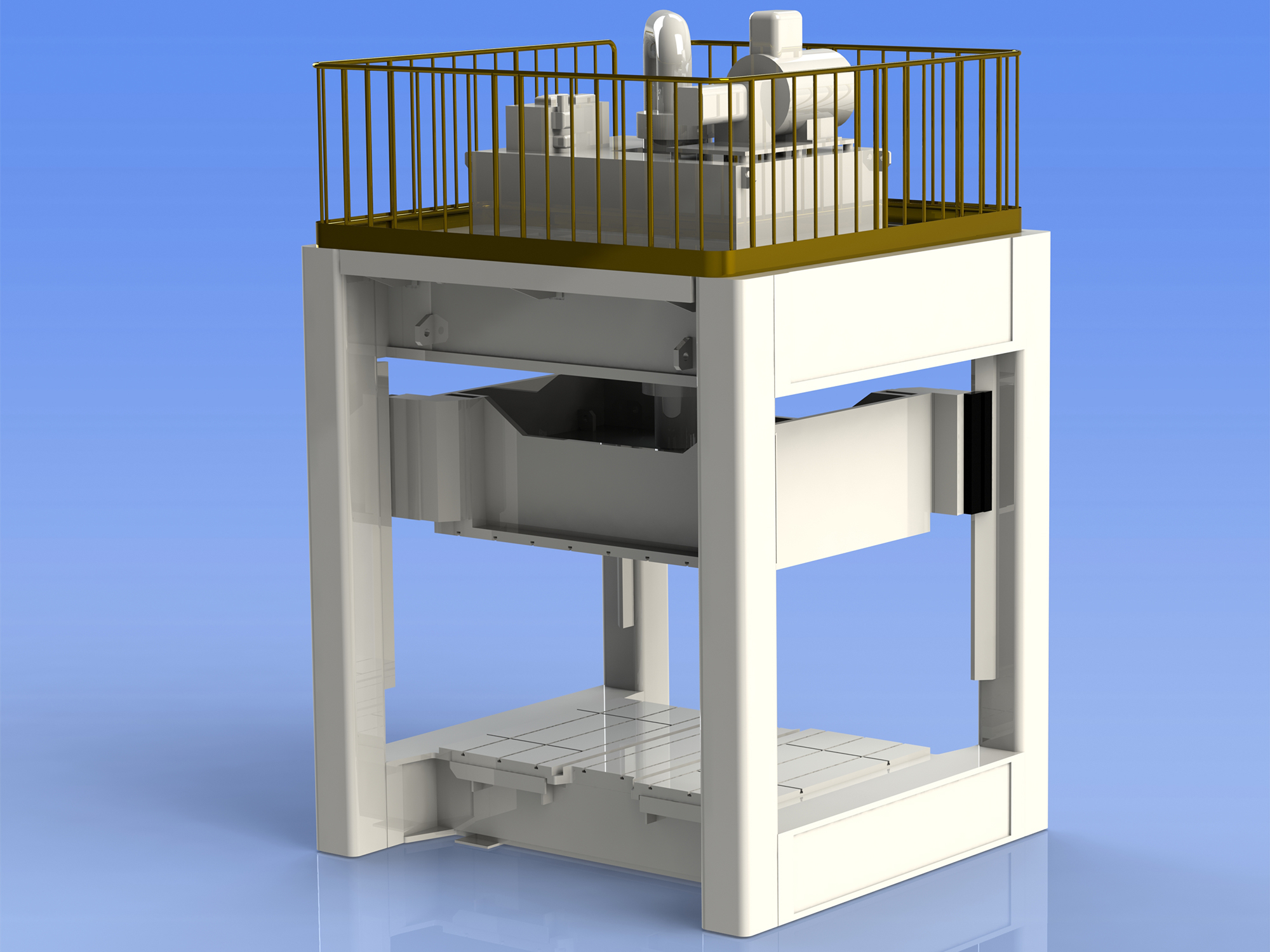 Automotive Interior Molding Press Exterior image image (With background color)